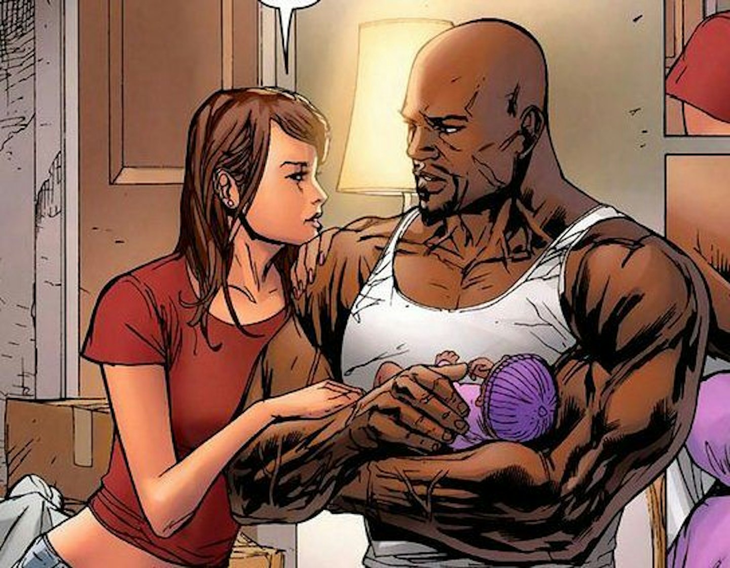 Jessica Jones and Luke Cage