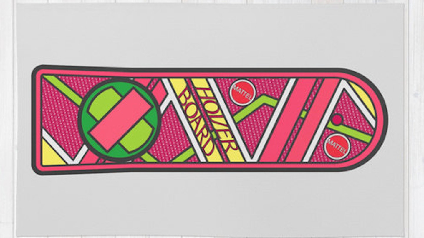 back to the future hoverboard rug