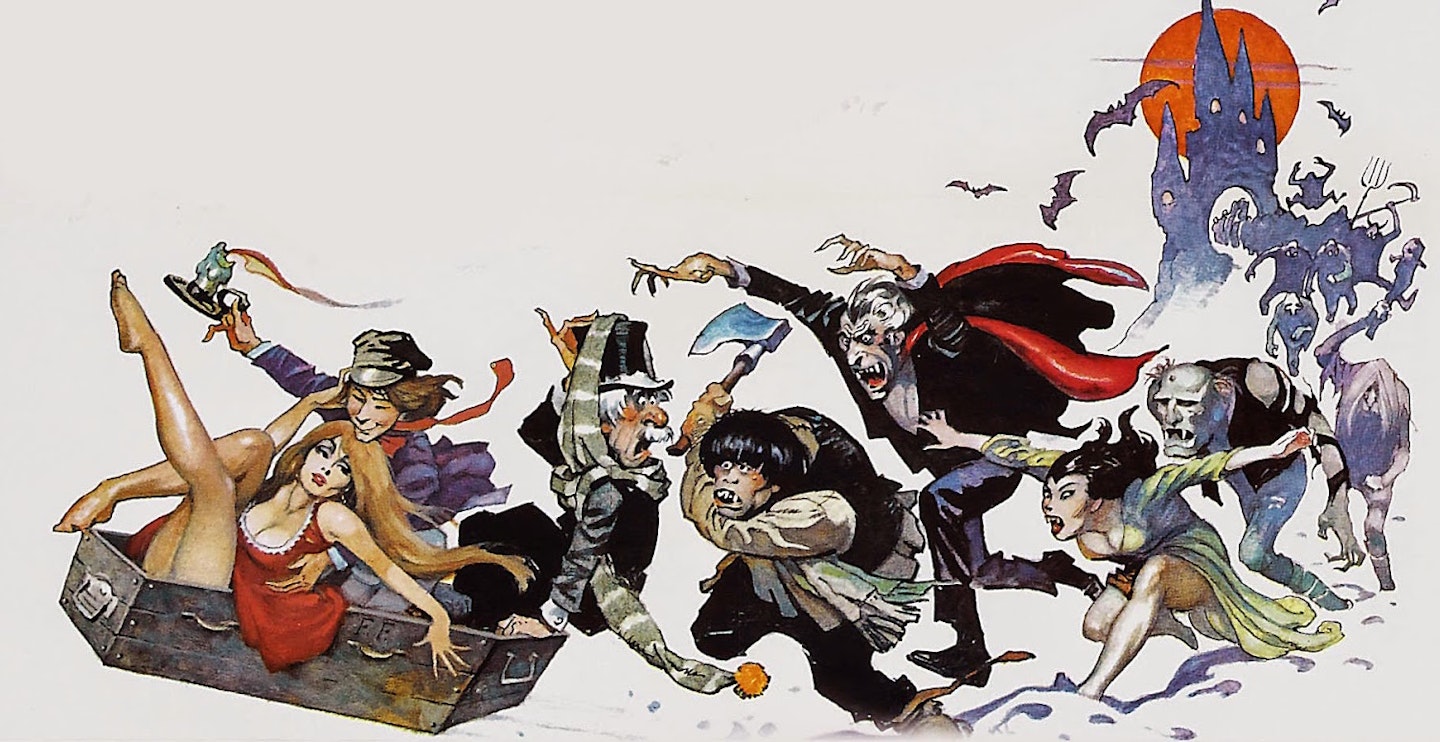 The Fearless Vampire Killers poster (detail) by Frank Frazetta