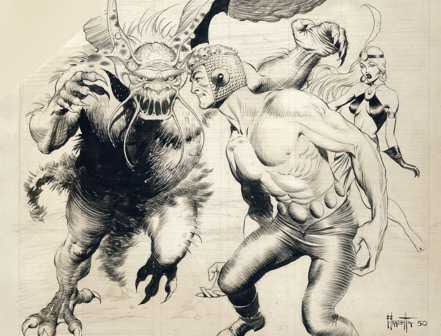 Flash Gordon / Monster of Mongo by Frank Frazetta