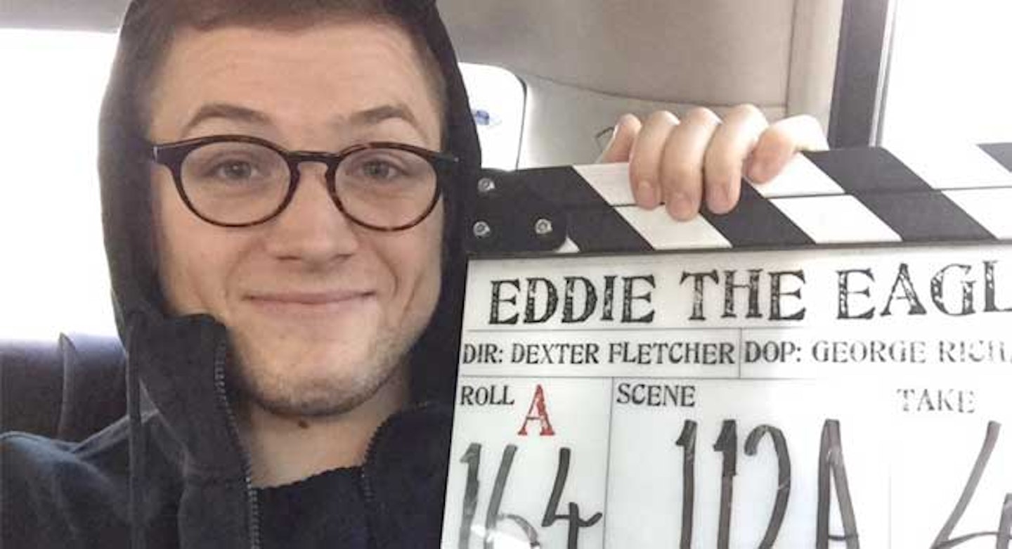 Taron Egerton in Eddie The Eagle