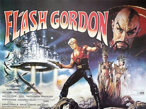 Brand New Flash Gordon CD Clock Superhero Action Movies Nice!! 