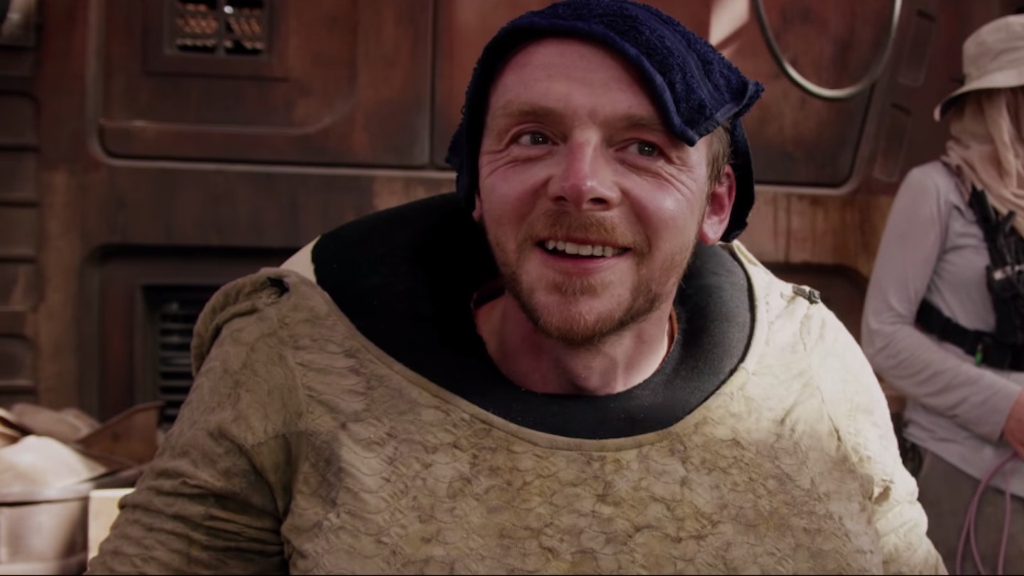 Simon Pegg in Star Wars