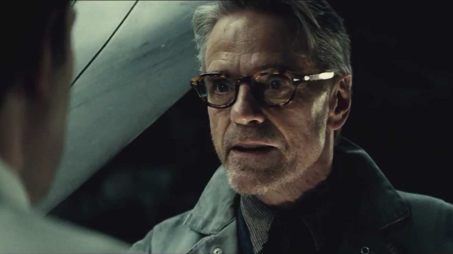 Jeremy Irons as Alfred in Batman V Superman: Dawn Of Justice