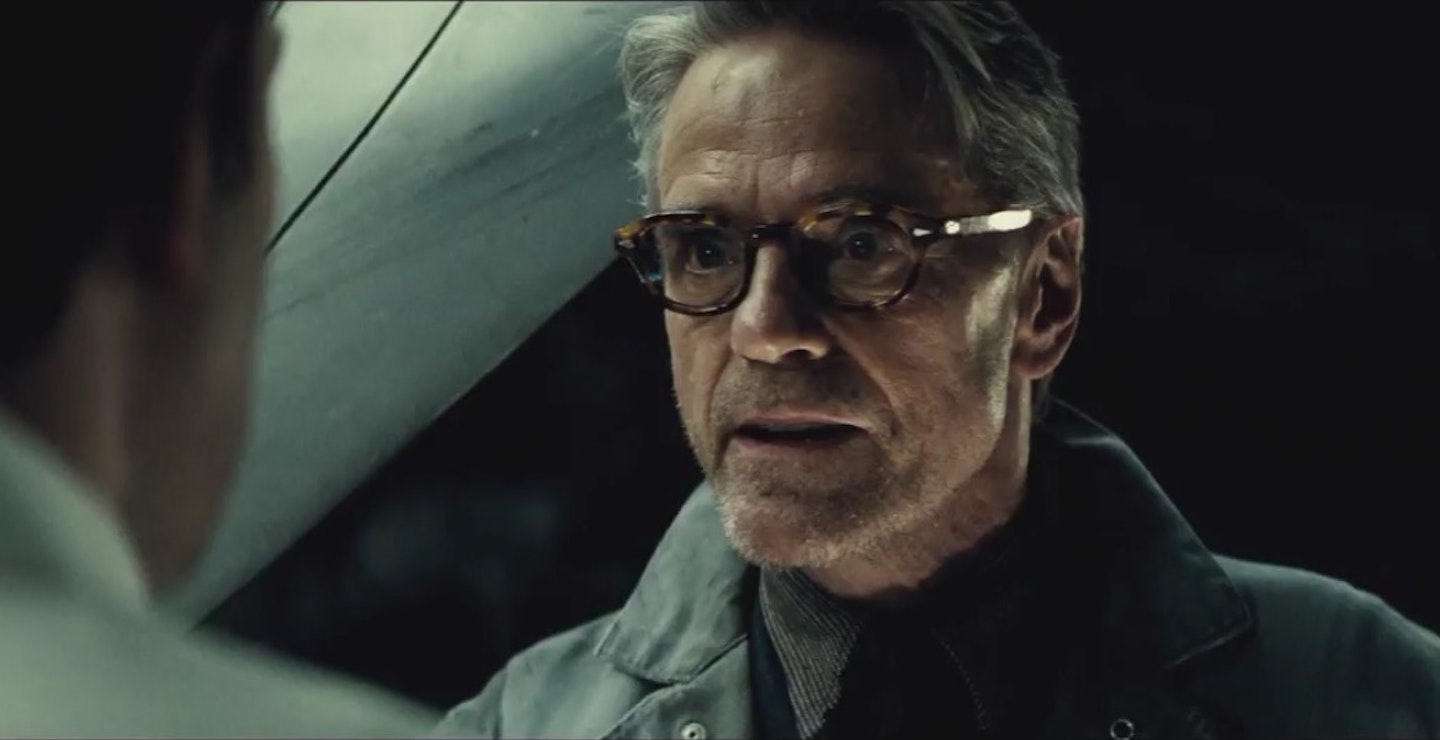 Jeremy Irons as Alfred in Batman V Superman: Dawn Of Justice