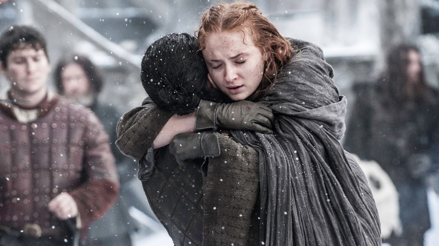 Game of Thrones - Jon and Sansa reunion