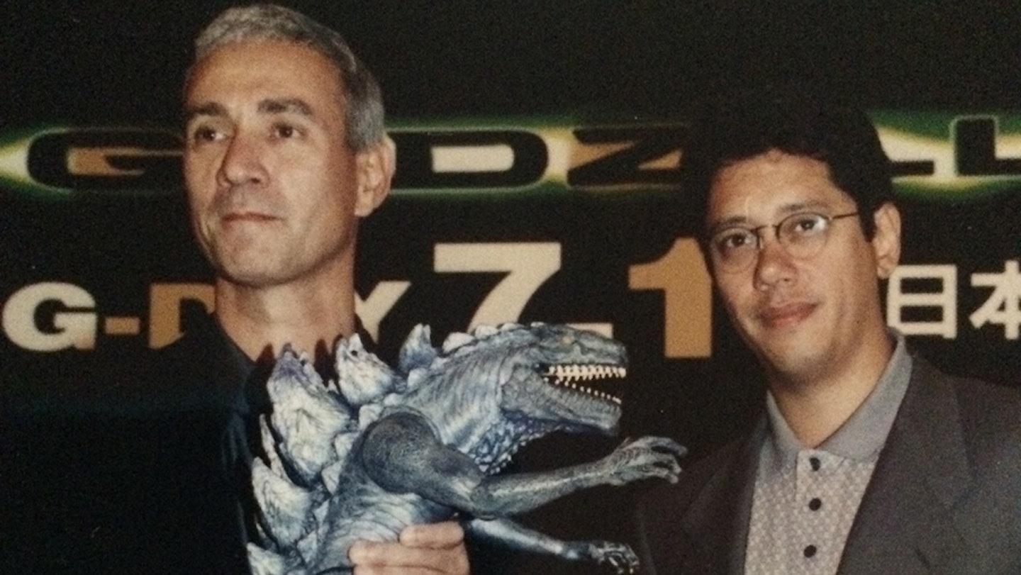 In Japan on the Godzilla press tour