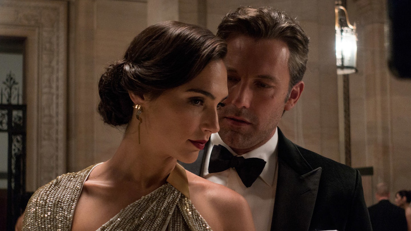 Gal Gadot and Ben Aflleck in Batman v Superman