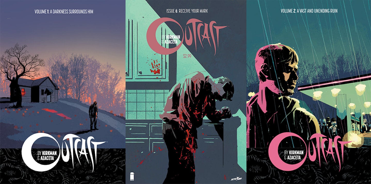 Outcast comic-book covers