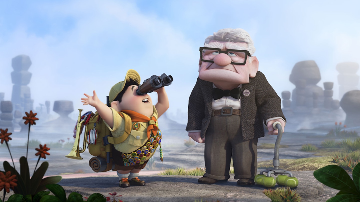 Russell and Carl Fredricksen in Up