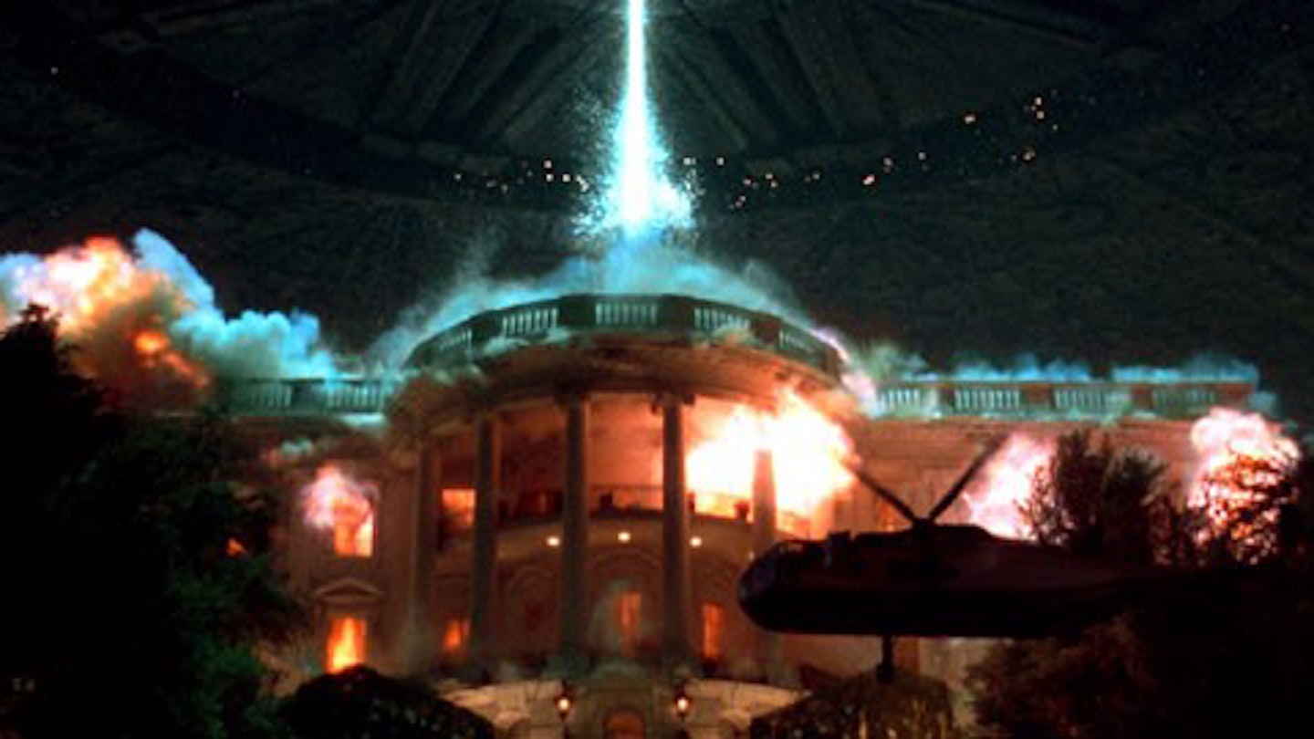 The White House vaporised in Independence Day