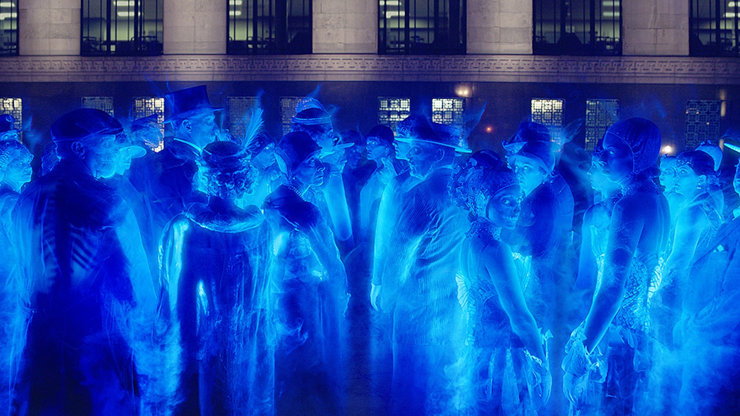 Ghosts from the past in Times Square