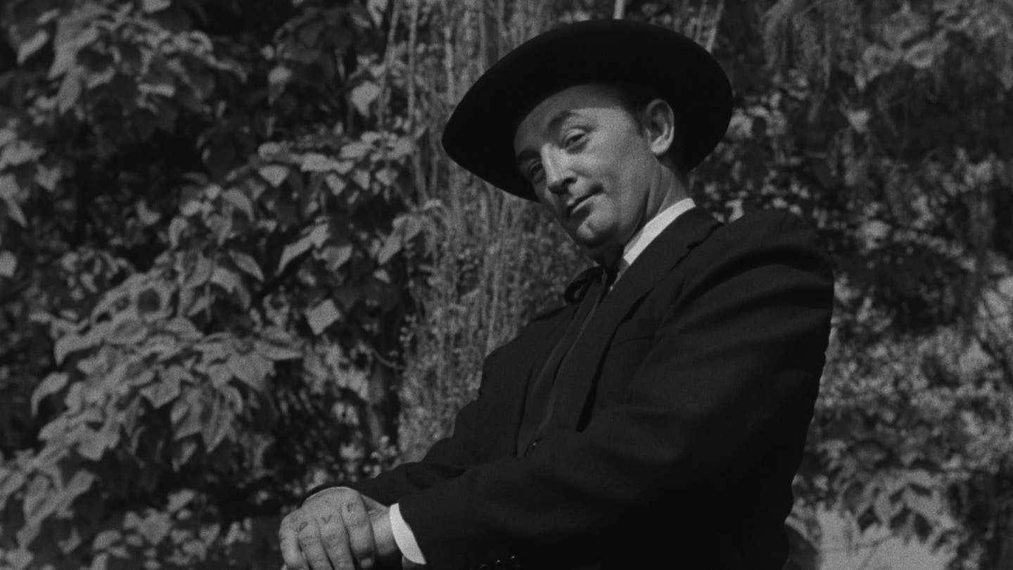 Robert Mitchum in Night of the Hunter