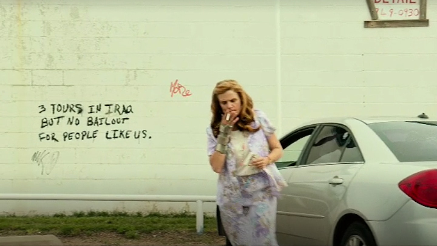 Graffiti in Hell Or High Water's opening scene