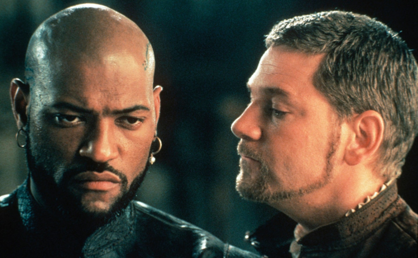 Kenneth Branagh and Laurence Fishburne in Othello
