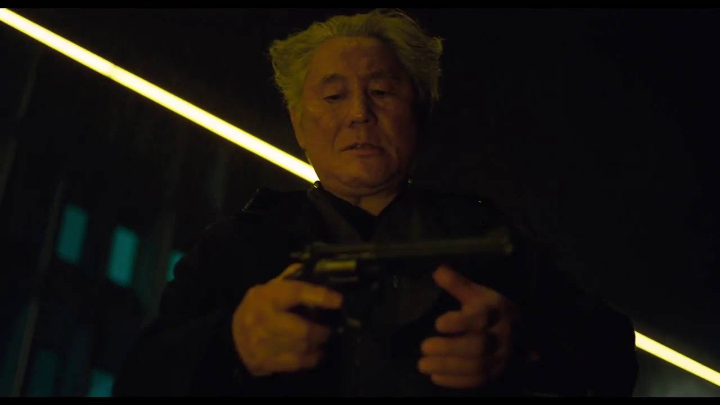 Takeshi Kitano as Aramaki in Ghost In The Shell