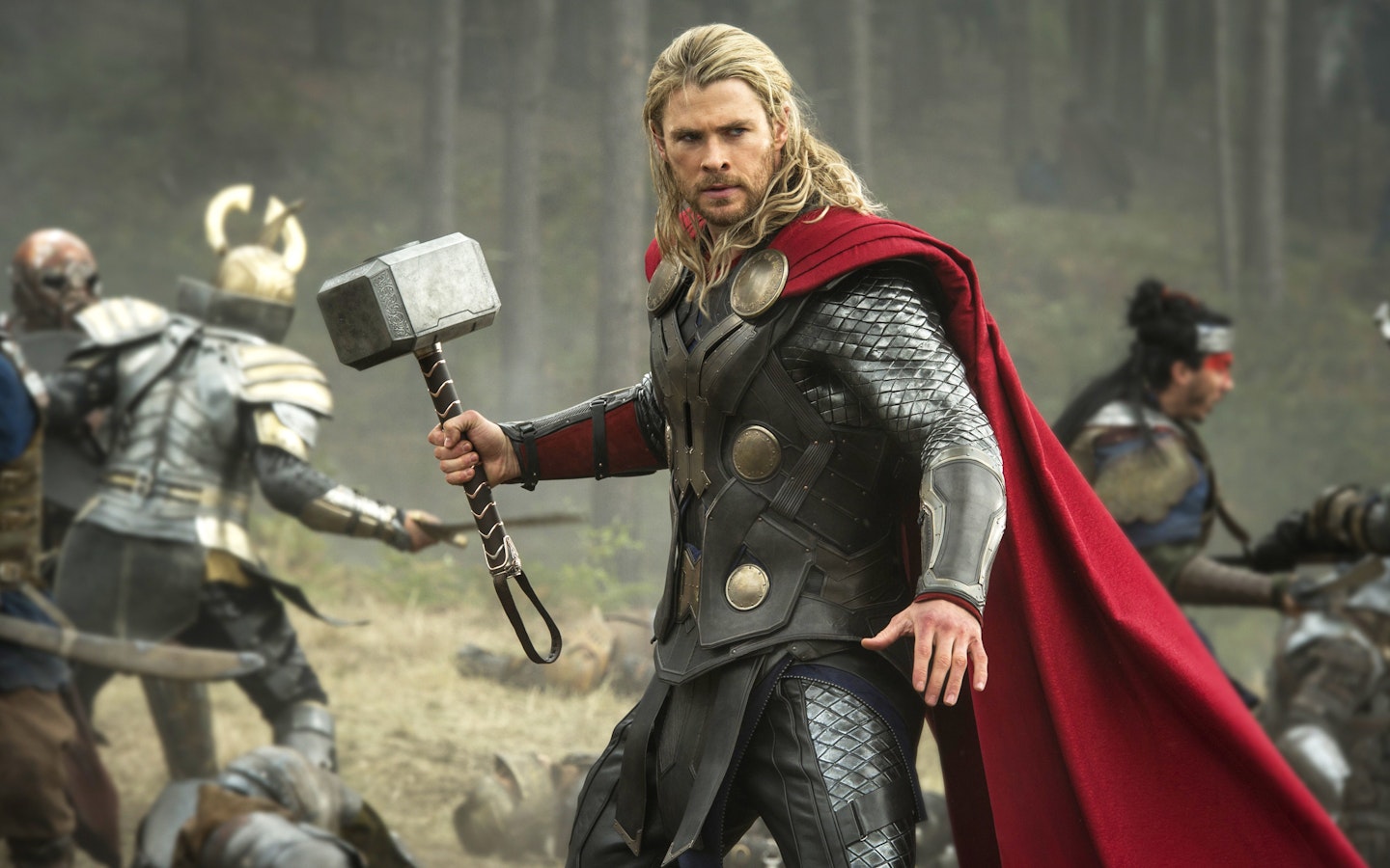 Chris Hemsworth as Thor in Thor: The Dark World