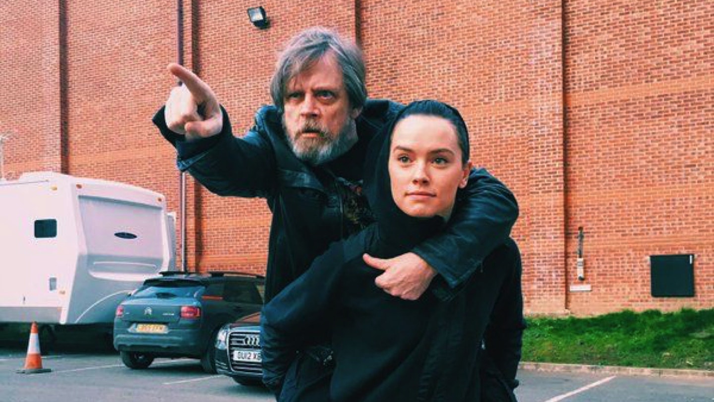 Mark Hamill and Daisy Ridley meme