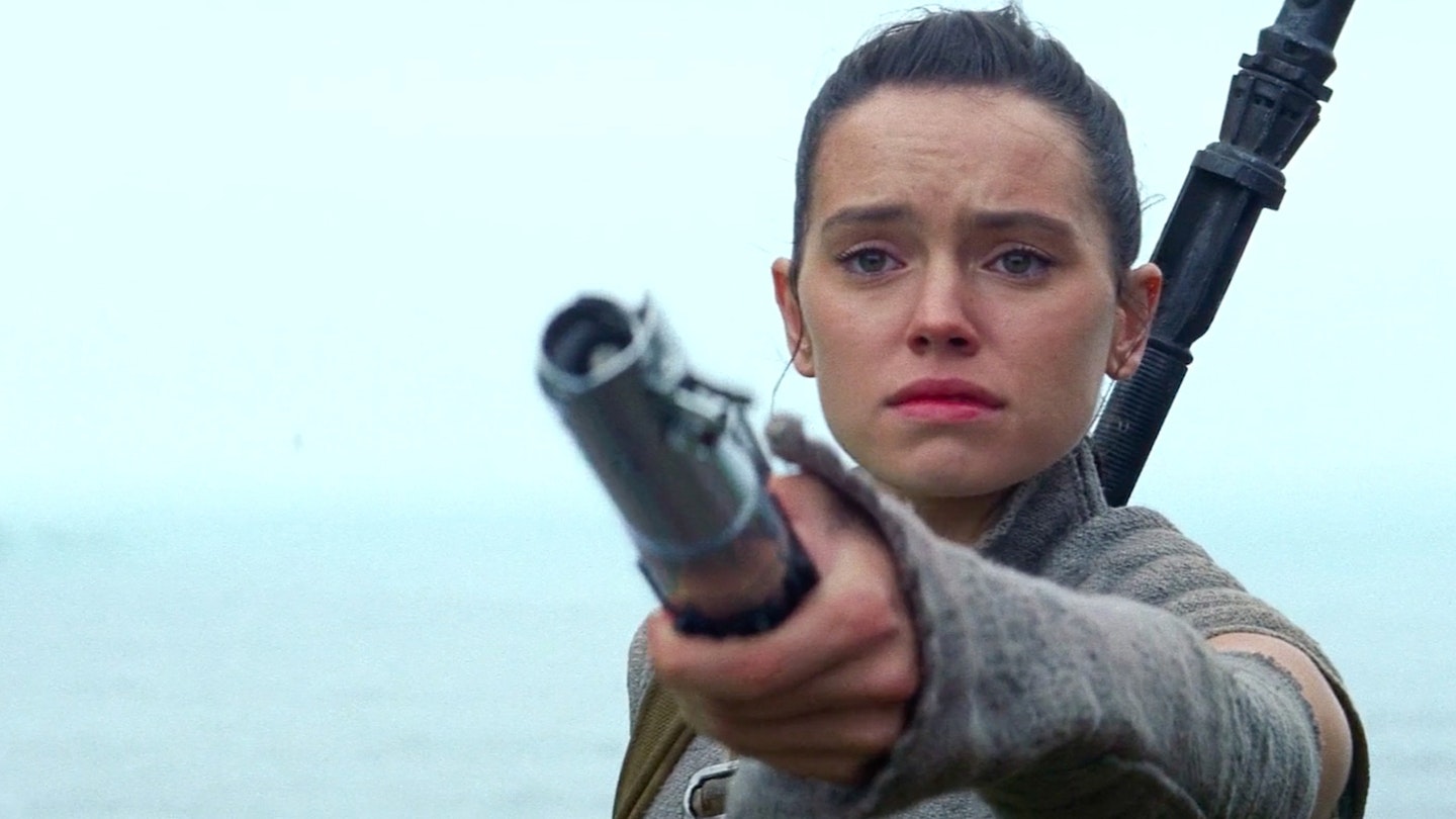 Daisy Ridley's Rey in The Force Awakens