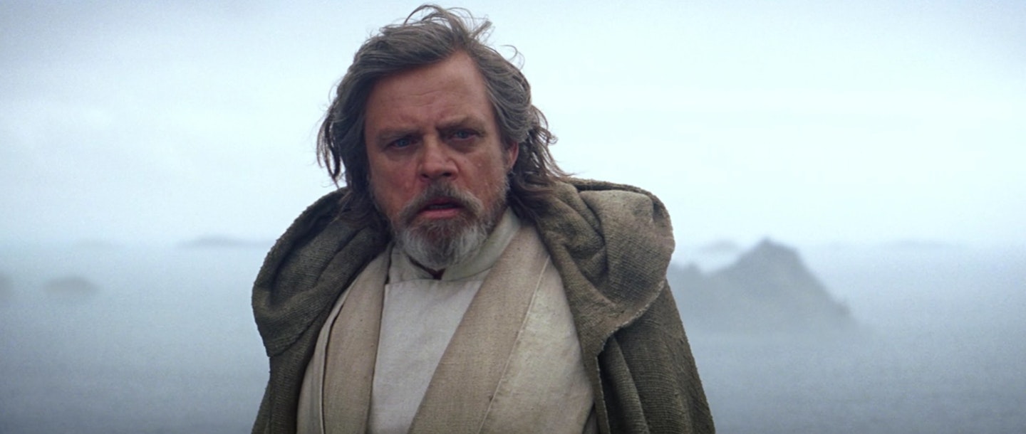 Mark Hamill as Luke in Star Wars: The Force Awakens