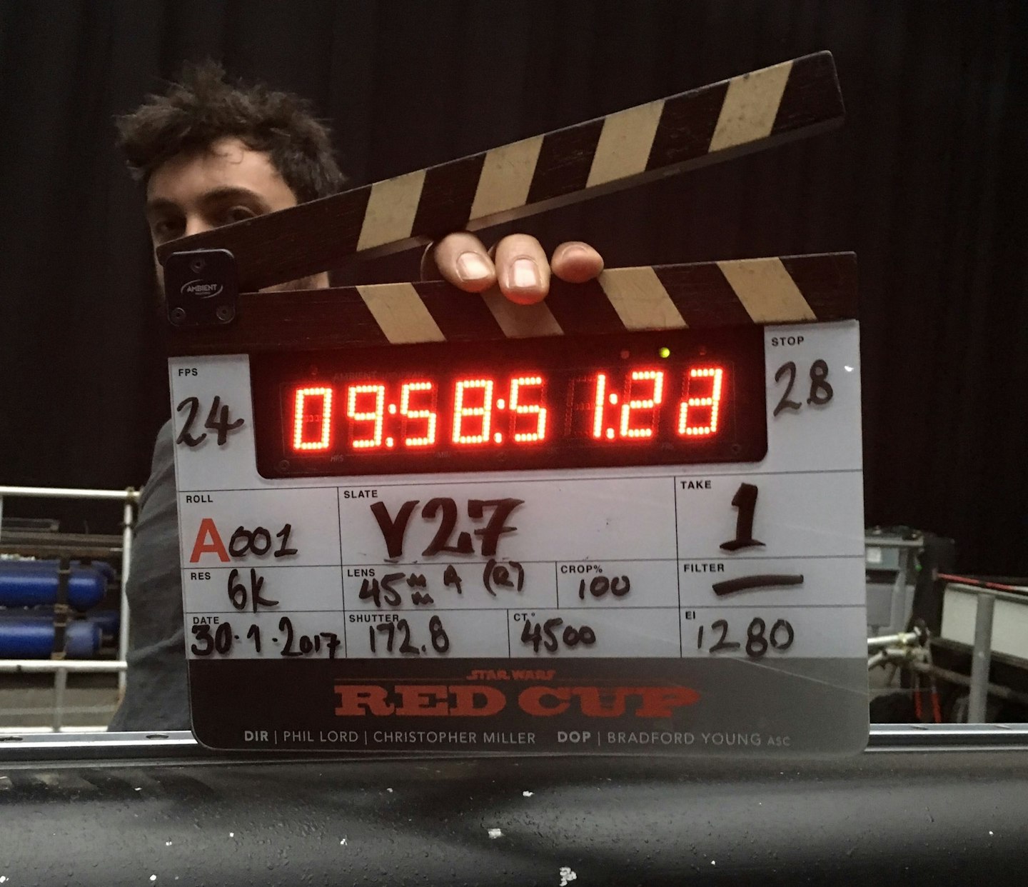 Han Solo Stand-Alone shooting image