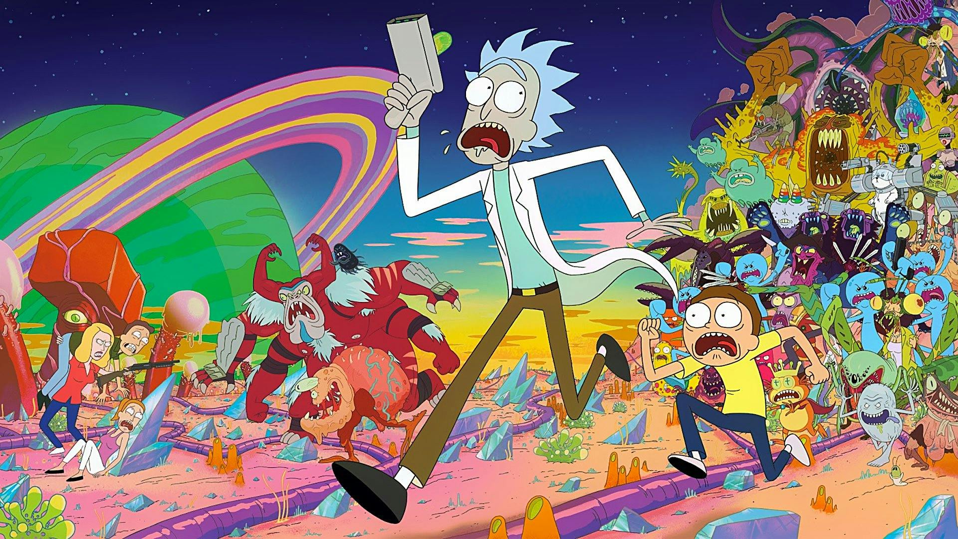 Riggity Riggity Wrecked  Rick and morty comic Rick and morty poster Rick  and morty characters
