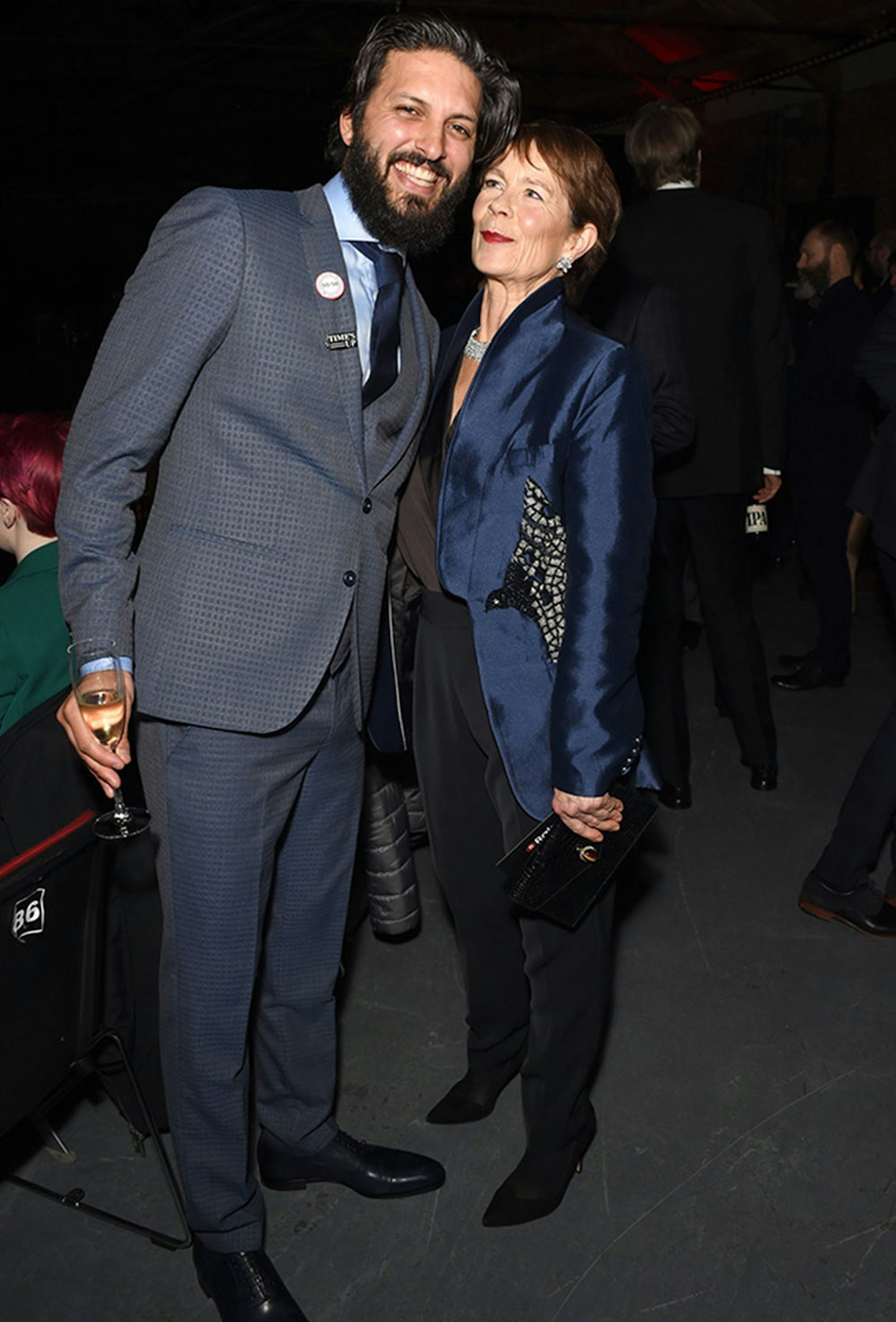 Shazad Latif and Celia Imrie - Empire Awards 2018