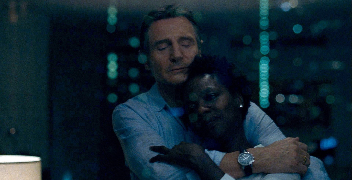 Liam Neeson and Viola Davis in Widows