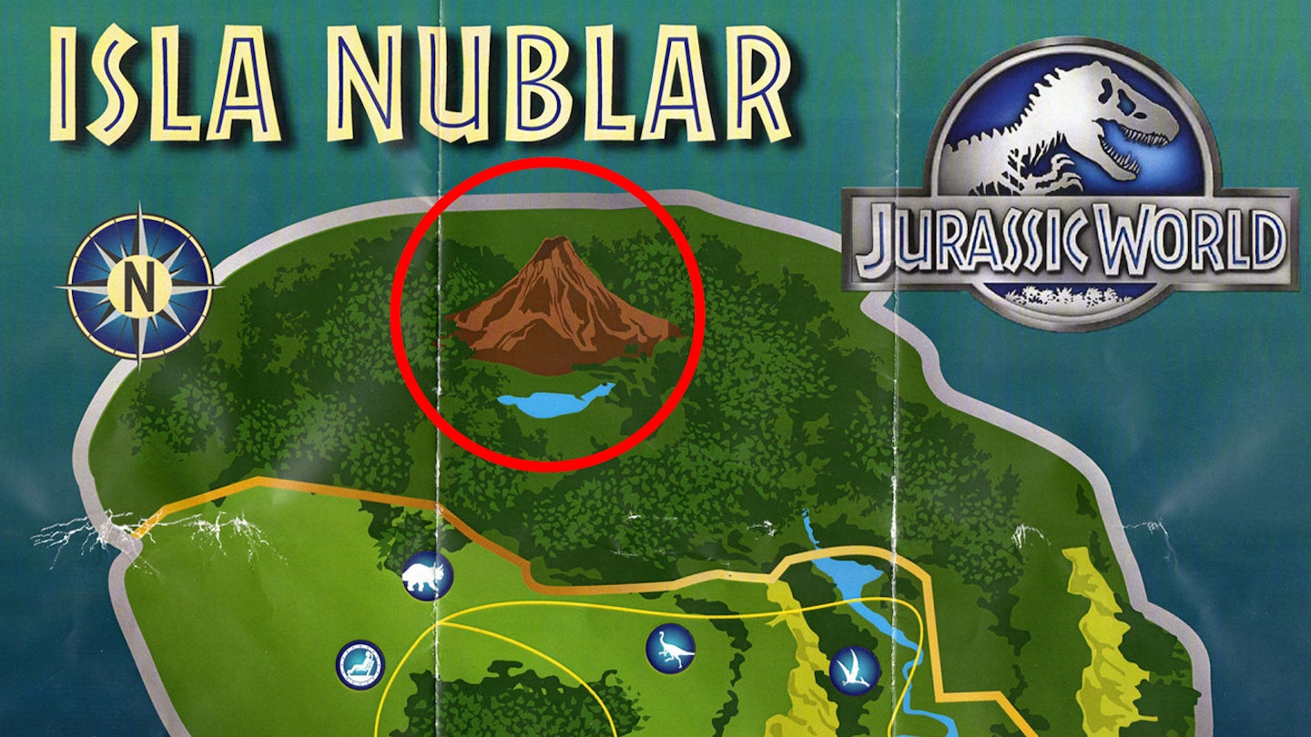 Jurassic World map