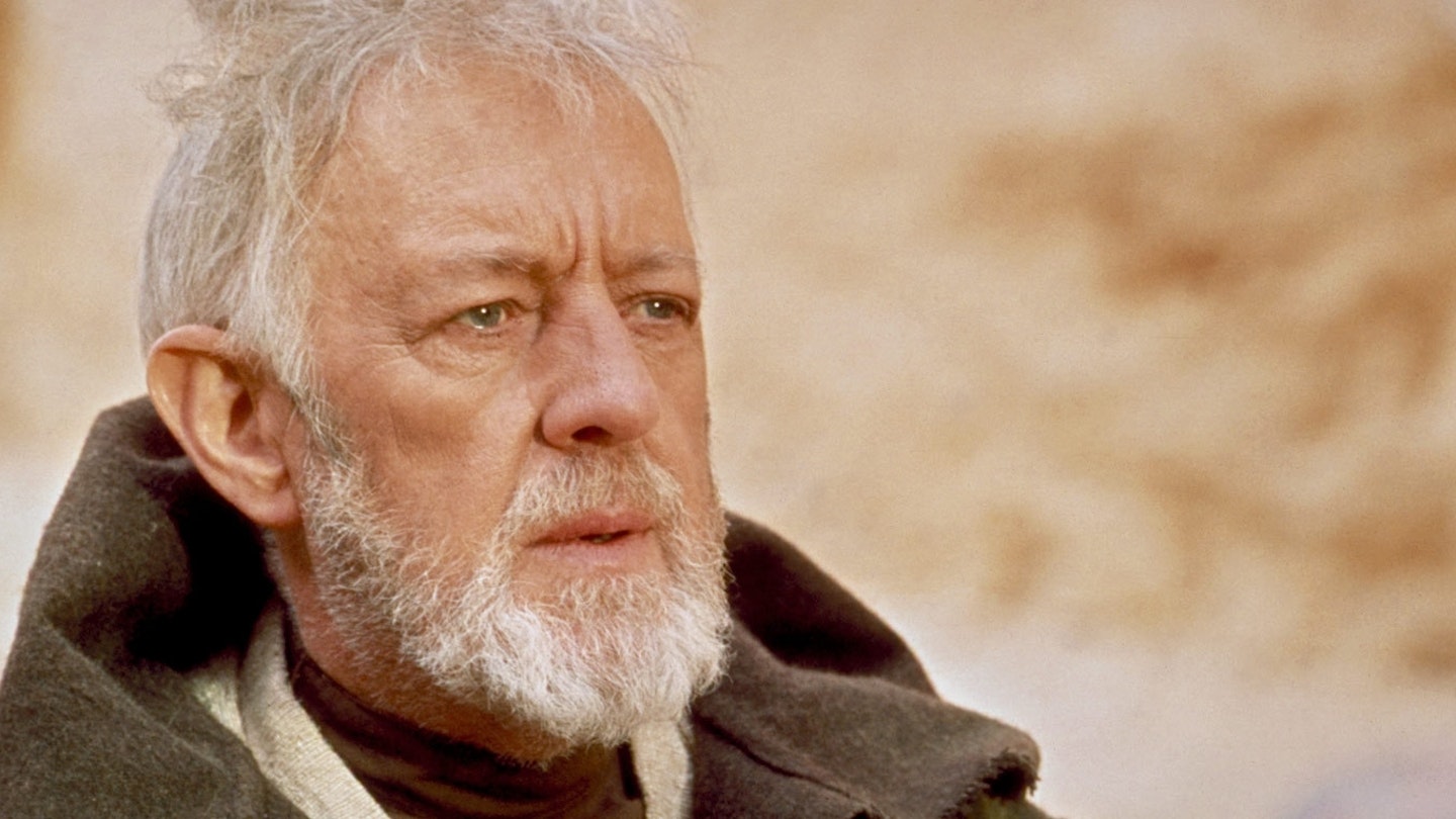 Alec Guinness as Obi-Wan Kenobi in Star Wars