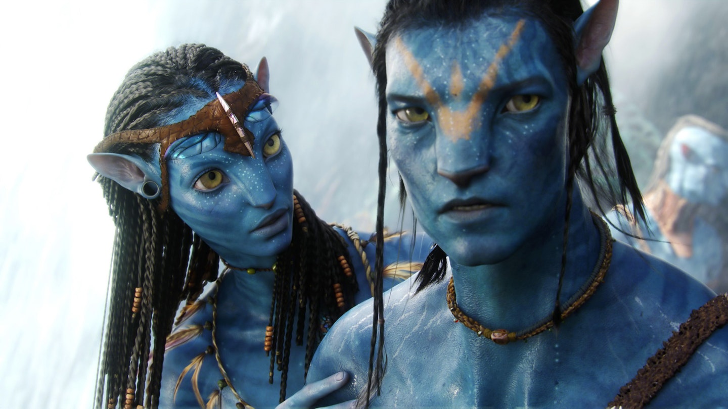 Sam Worthington and Zoe Saldana in Avatar