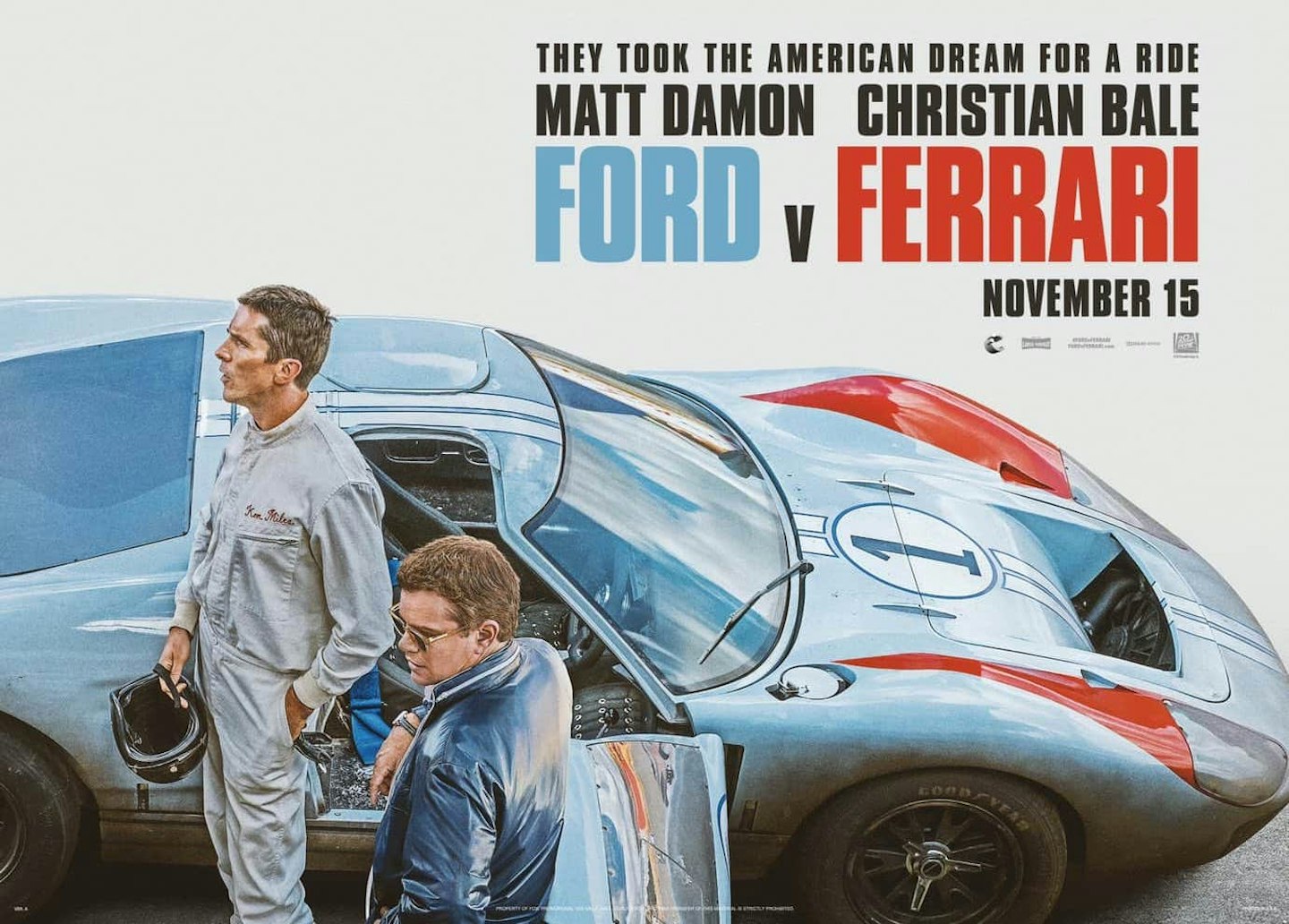 Ford v Ferrari US poster