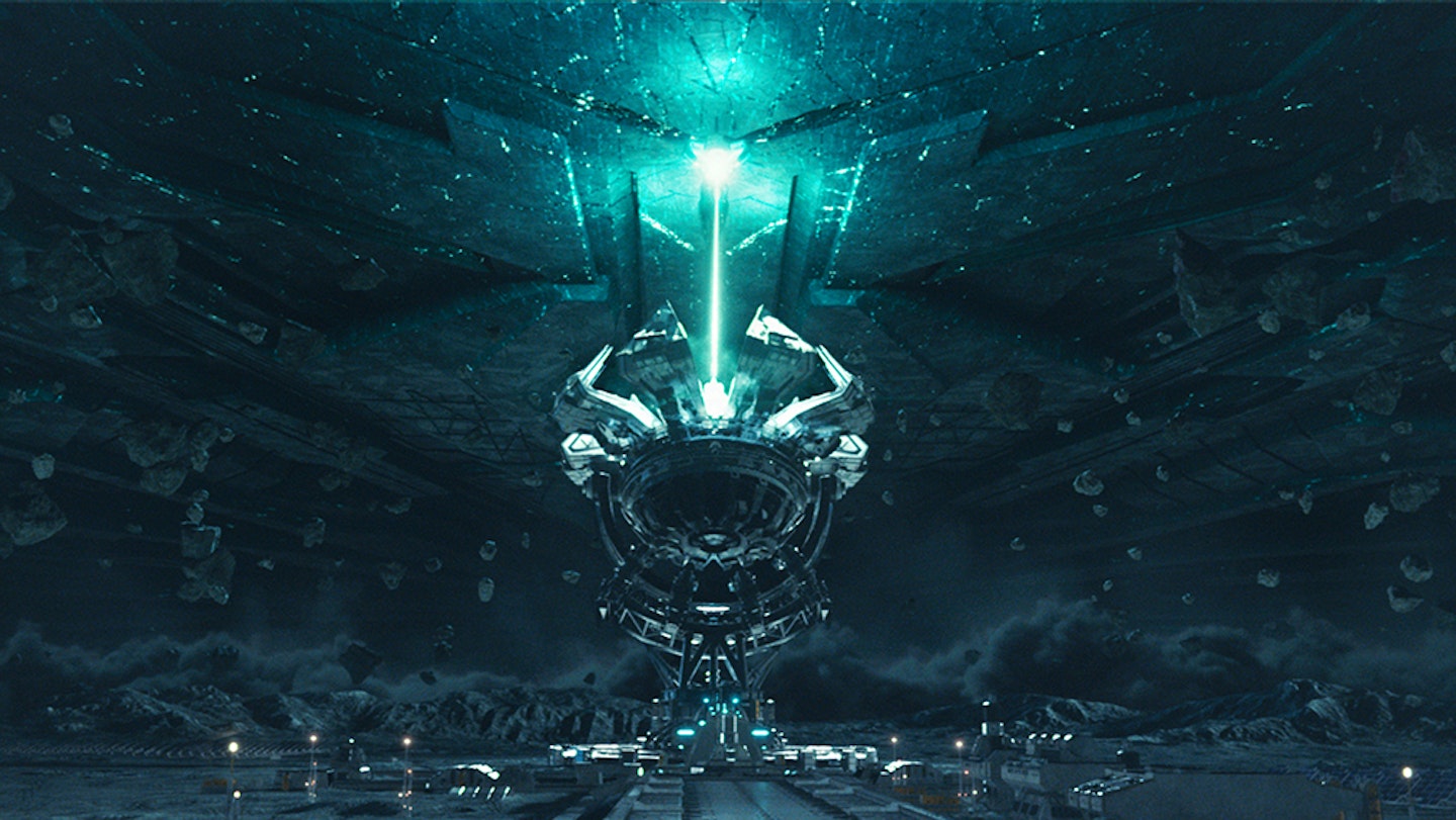 Aliens laser in Independence Day: Resurgence