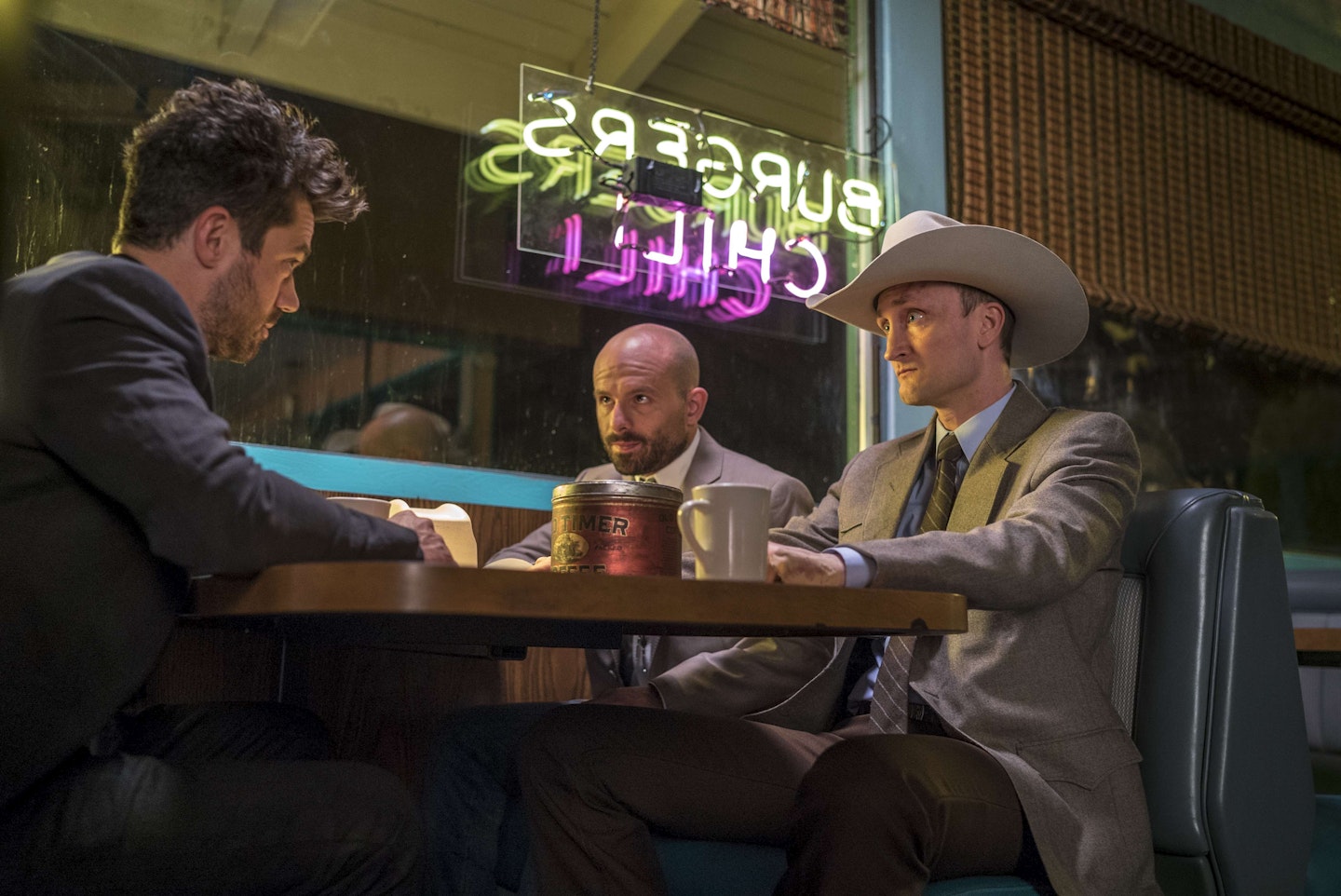 Preacher Season 1 Episode 5 Tom Brooke as Fiore, Anatol Yusef as DeBlanc