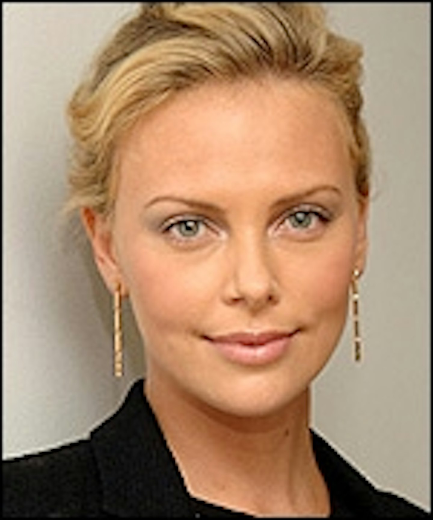 Charlize Theron Has Two Eyes Staring