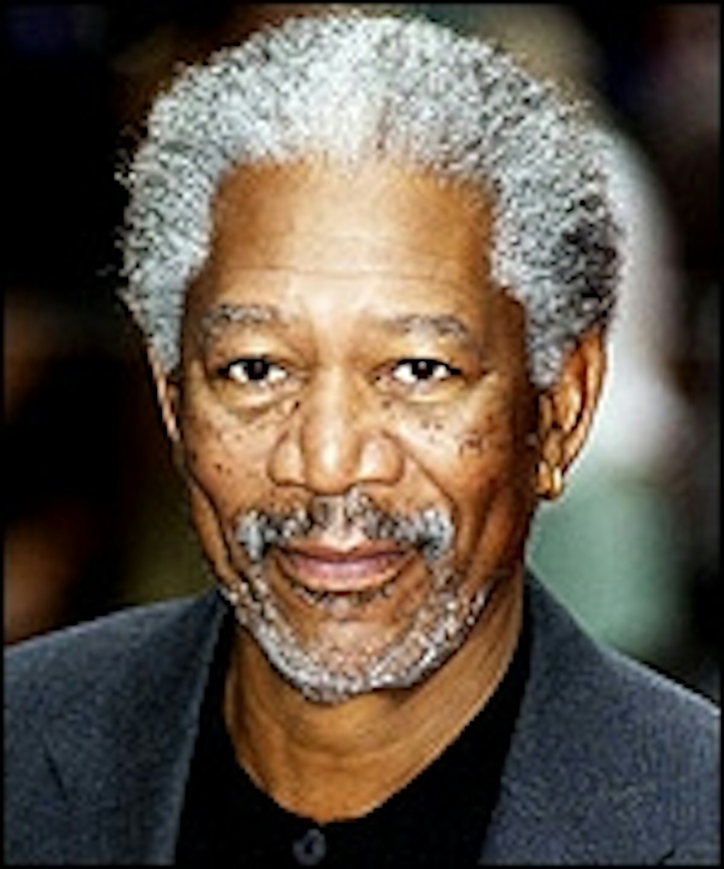 Morgan Freeman Goes Red