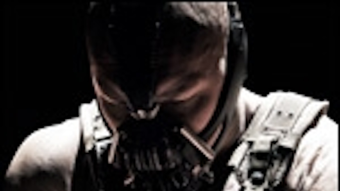 bane motorcycle helmet scene 1:6 Motorbike Version Action Figure Bane robs the stock exchange