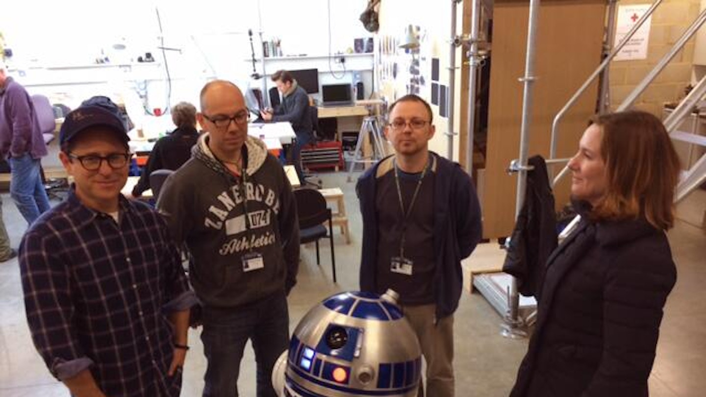 J.J. Abrams Posts First Behind-The-Scenes Episode VII Pic