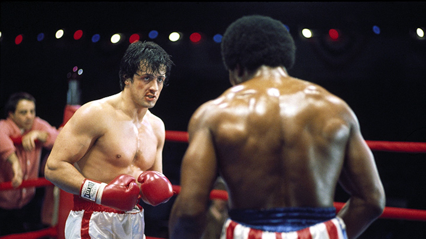 Actor Sylvester Stallone, as Rocky Balboa, raises his arms in the... News Photo Actor Sylvester Stallone, as Rocky Balboa, raises his arms in the... News Photo