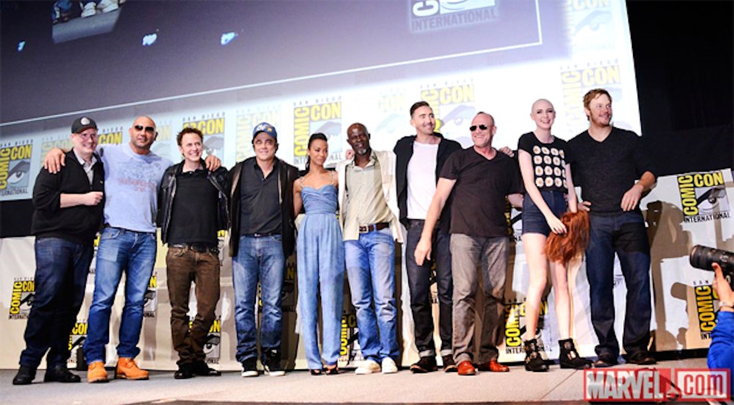 guardians of the galaxy 2013 comic con