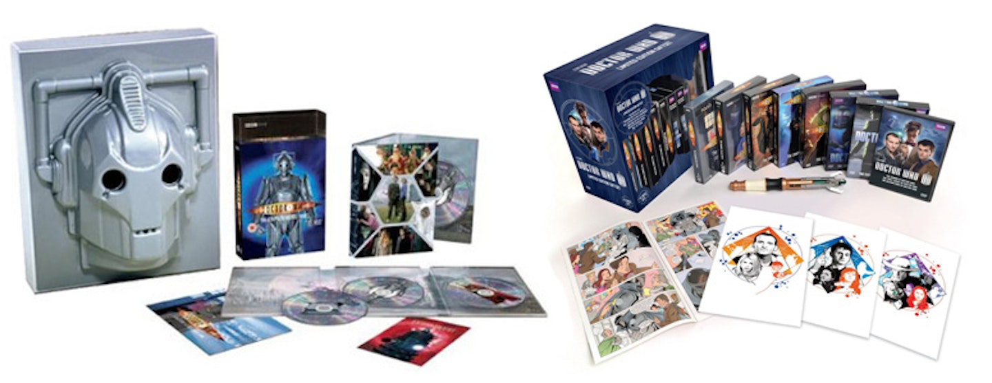 Doctor Who: Complete Series 2 – Limited Edition Cyberman Head Box Set / Doctor Who: Series 1-7 Limited Edition Blu-ray Gift Set