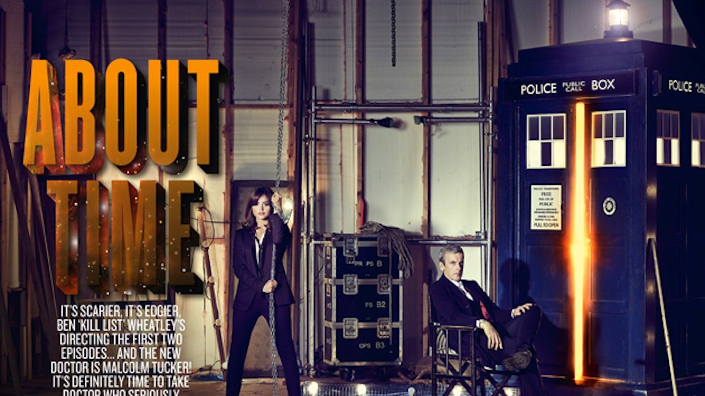 Empire Magazine's Doctor Who feature spread from September 2014 Issue 303