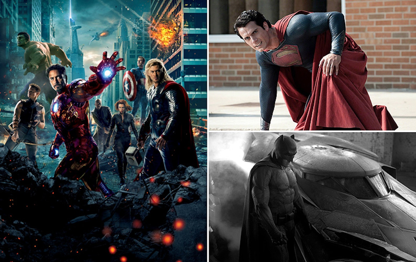 Marvel and DC superhero franchises