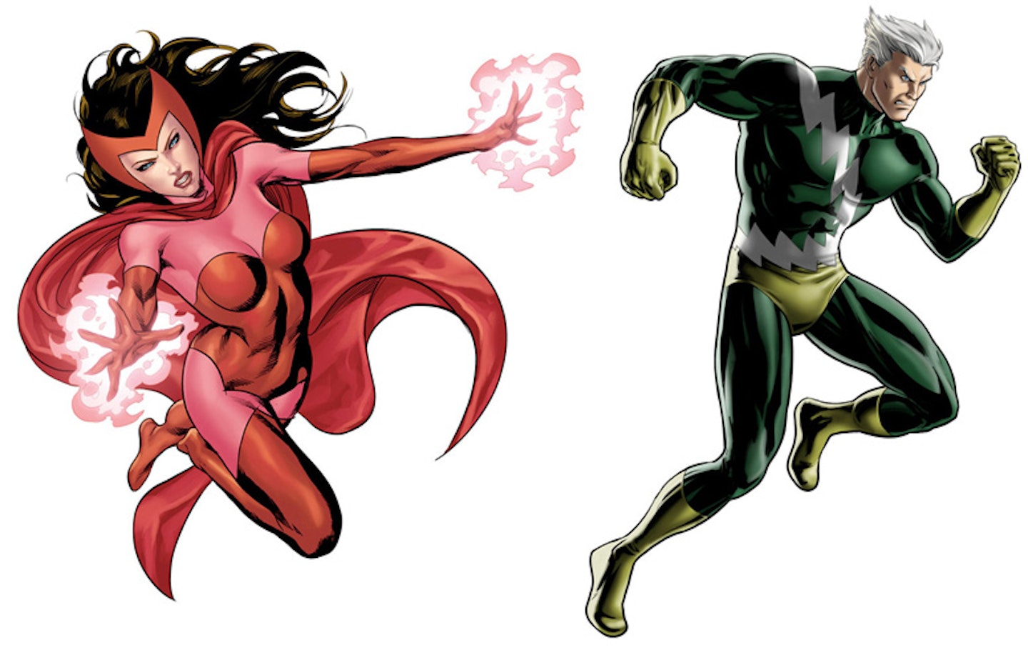 Scarlet Witch & Quicksilver from Marvel Comics