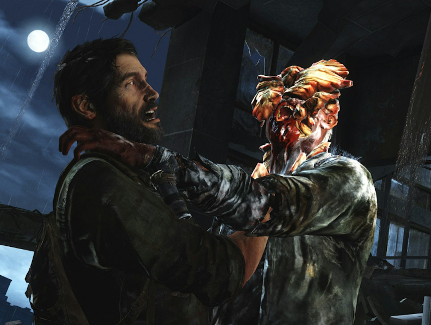 The Last Of Us Clicker attack
