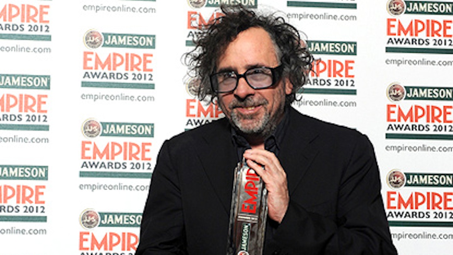 Tim Burton at the Empire Awards 2012
