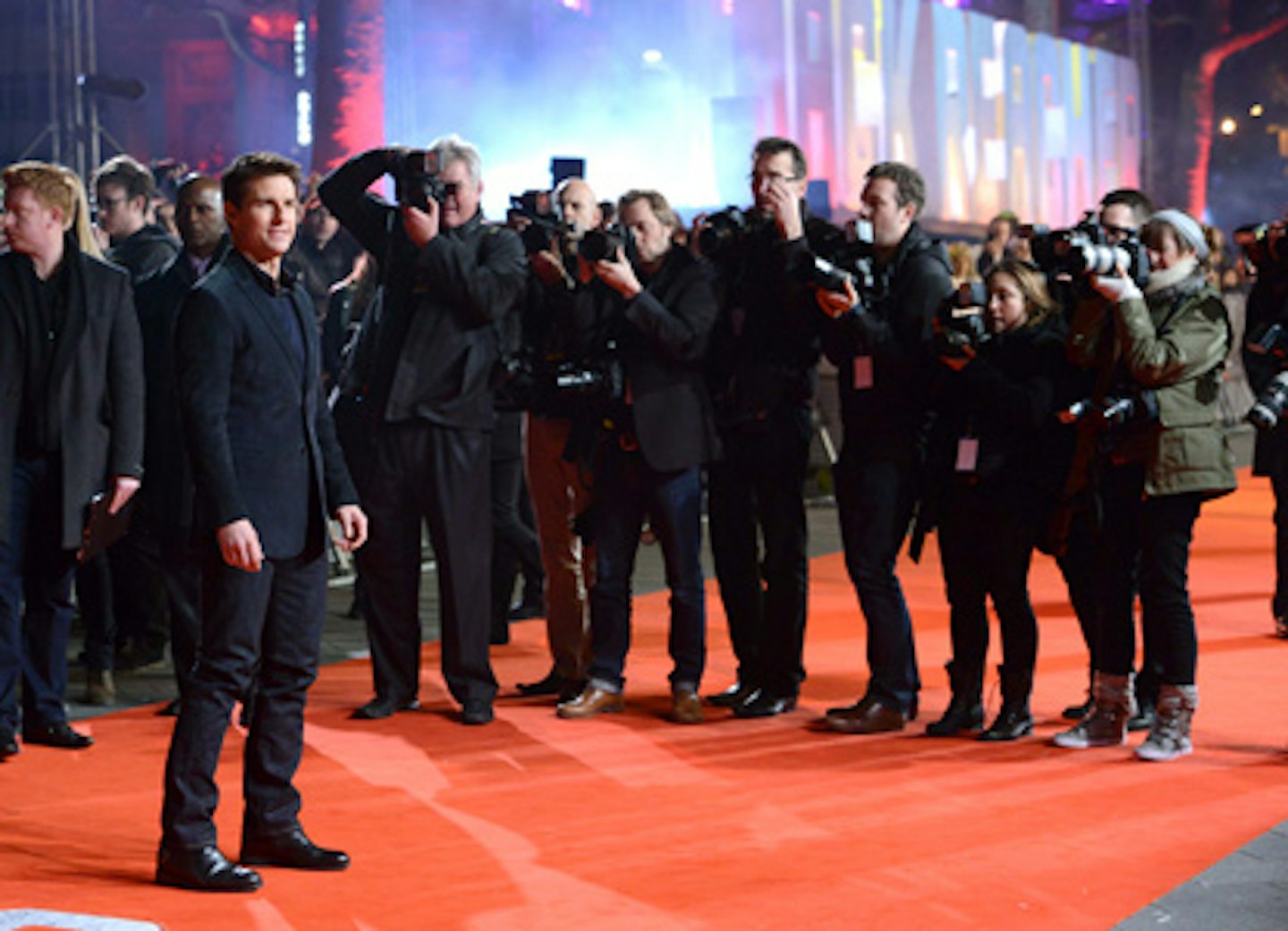 Tom Cruise at the London premiere of Jack Reacher