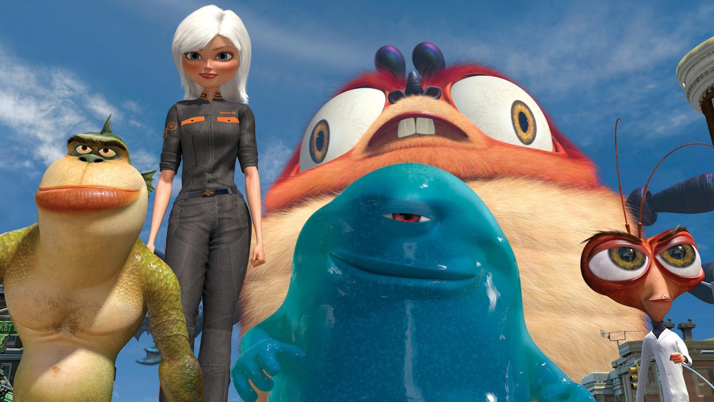 You review: Monsters Vs Aliens, Animation in film