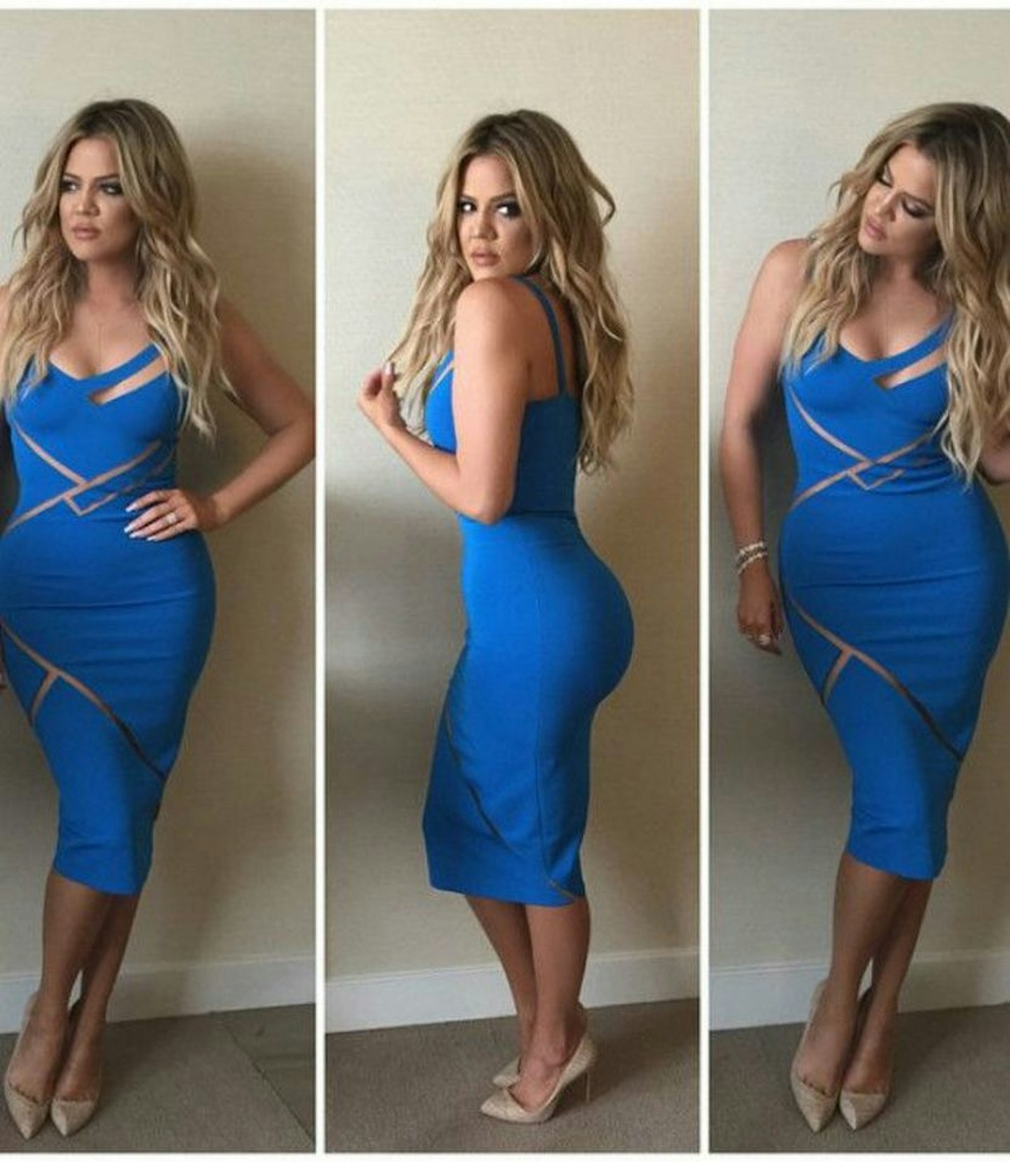 khloe-kardashian-blue-dress