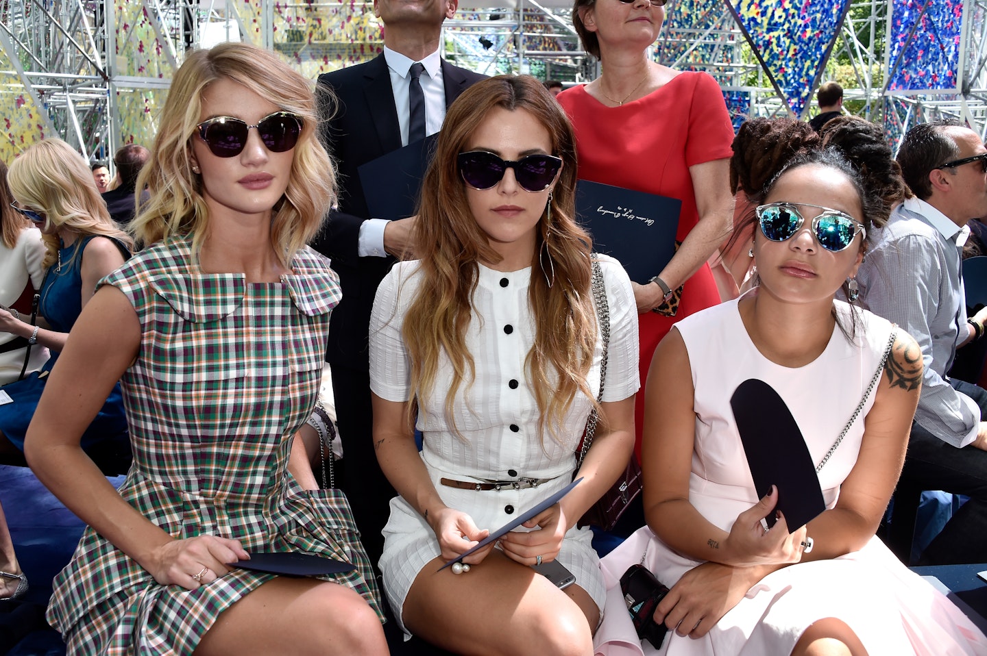 riley-keough-dior-front-row